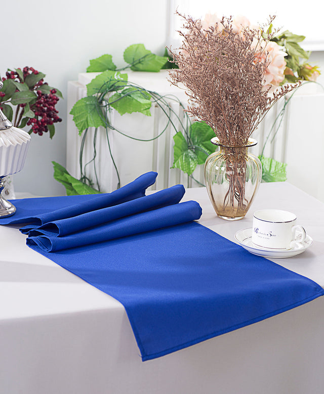 Polyester Table Runner 13x108 Royal Blue