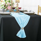 Scuba Table Runner 13x108 Baby Blue