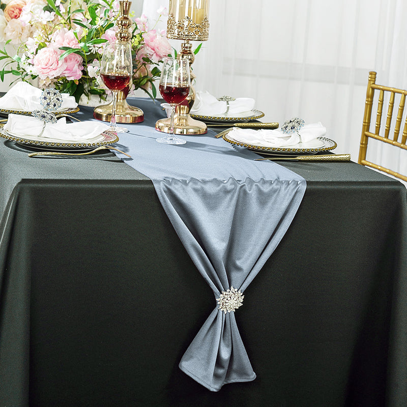 Scuba Table Runner 13x108 Dusty Blue