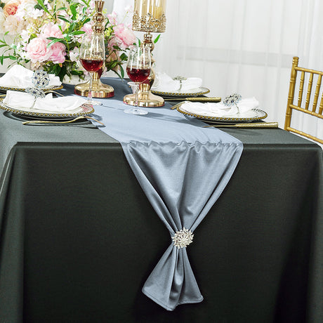 Scuba Table Runner 13x108 Dusty Blue