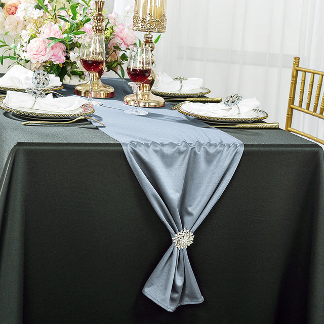 Scuba Table Runner 13x108 Dusty Blue