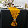 Scuba Table Runner 13x108 Gold