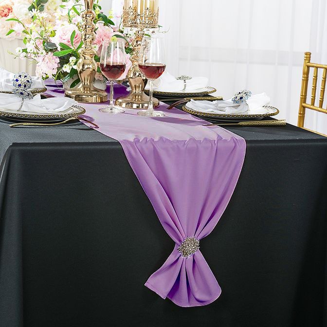Scuba Table Runner 13x108 Lilac
