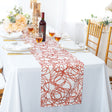 Scuba Table Runner 13x108 Rust/Burnt Orange