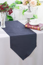 Crushed Taffeta Table Runner 13x108 Pewter/Charcoal