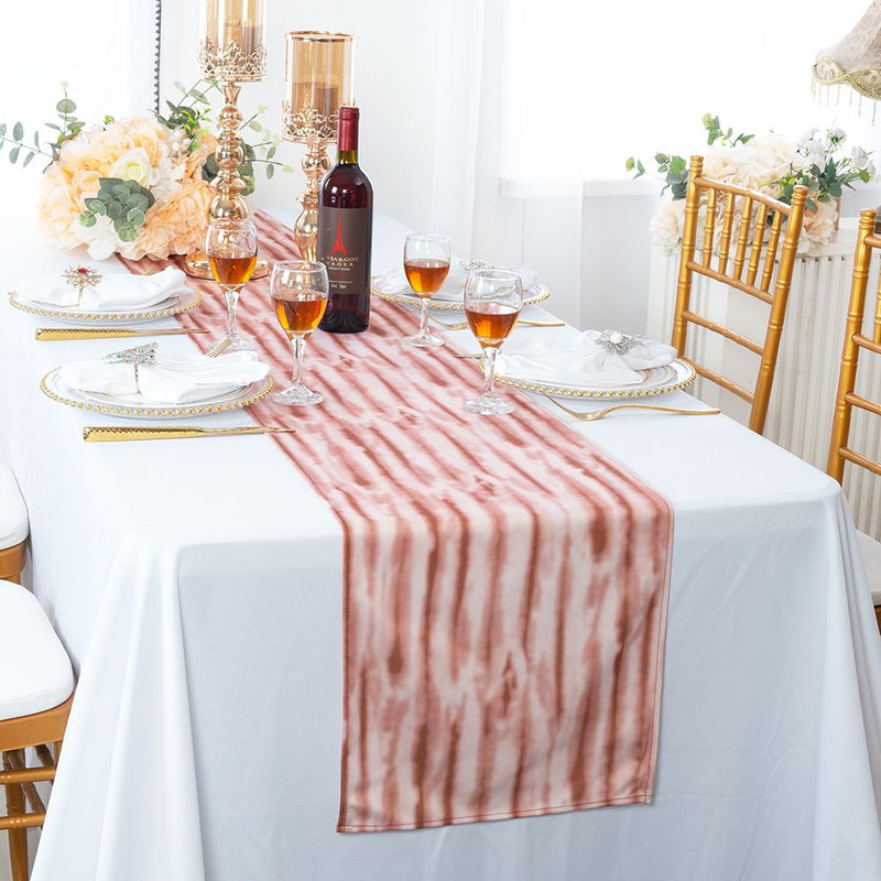Scuba Table Runner 13x108 Rust/Burnt Orange
