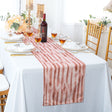 Scuba Table Runner 13x108 Rust/Burnt Orange