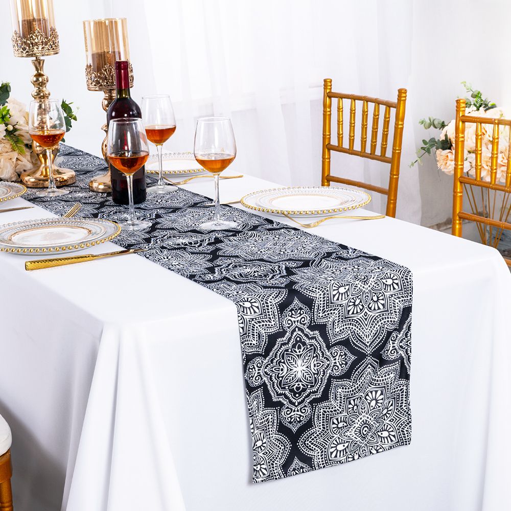Scuba Table Runner 13x108 Black