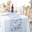 Scuba Table Runner 13x108 Maze Wrinkle-Free