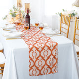 Wrinkle-Free Scuba Table Runner 13x108 Orange
