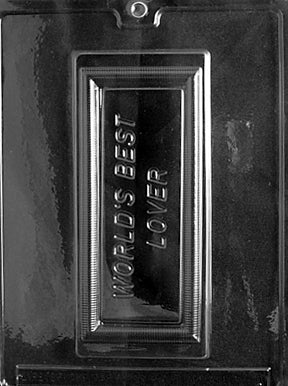 World's Best Lover Bar Chocolate Mold - LPV023