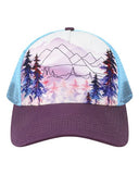 LOCALE Printed Five-Panel Trucker Cap