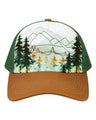 LOCALE Printed Five-Panel Trucker Cap