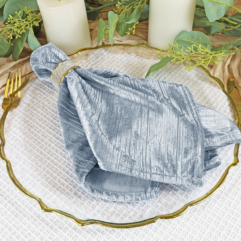 Chenille Shimmer Metallic Jacquard Velvet Napkin Sample