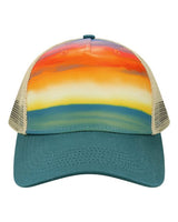LOCALE Printed Five-Panel Trucker Cap