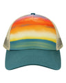 LOCALE Printed Five-Panel Trucker Cap