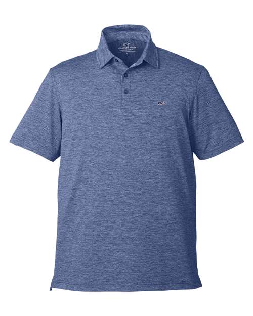 vineyard vines Men's Destin Stripe Sankaty polo with classic striped styling for casual wear