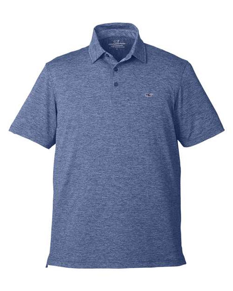 vineyard vines Men's Destin Stripe Sankaty polo with classic striped styling for casual wear