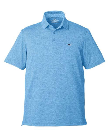 vineyard vines Men's Destin Stripe Sankaty polo with classic striped styling for casual wear