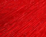 Rectangular Velvet Tablecloth 90x132 Red