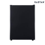 2.5 Cu Ft One Door Mini Fridge Black Compact Energy Star Rated Refrigerator