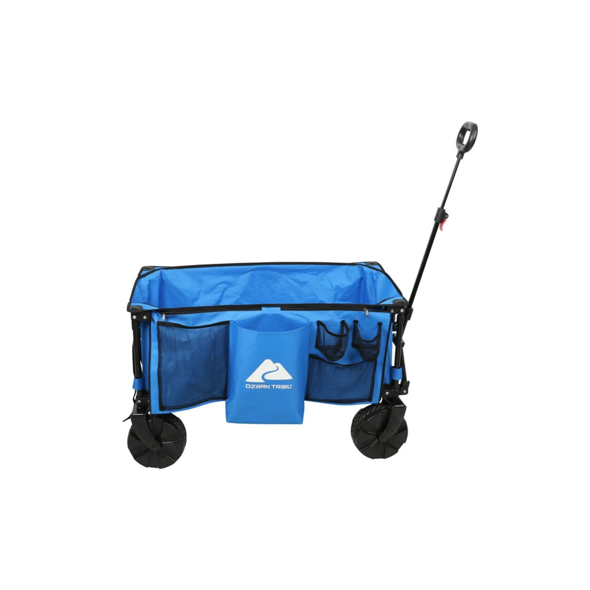 Ozark Trail TR-21727-1P Camping All-Terrain Folding Wagon – Oversized Wheels, Blue