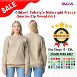 Gildan® Softstyle Midweight Fleece Quarter Zip Sweatshirt