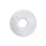 White Prewound Clear-Quilt Style L Bobbin Tube