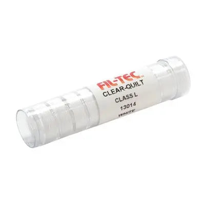 White Prewound Clear-Quilt Style L Bobbin Tube