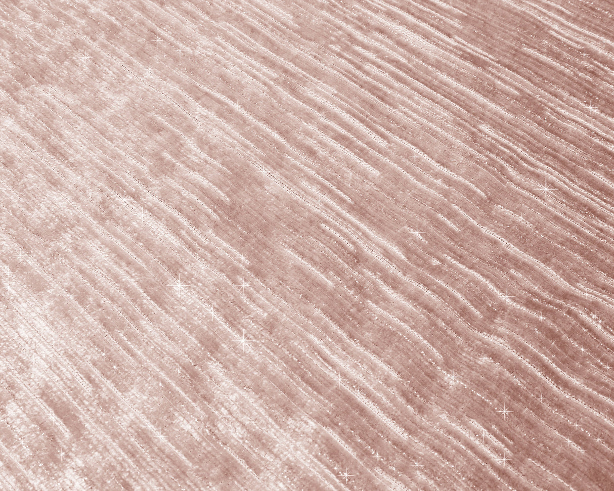 Cloth Dinner Napkins Chenille Shimmer Metallic Jacquard Velvet 20x20 Blush Pink/Rose Gold
