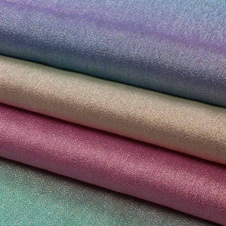 Metallic Pastel Rainbow Polyester Lame