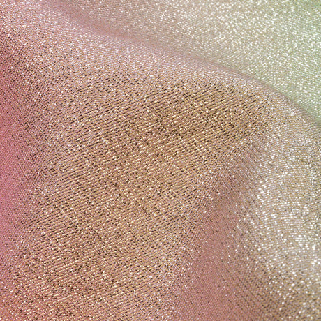 Metallic Pastel Rainbow Polyester Lame