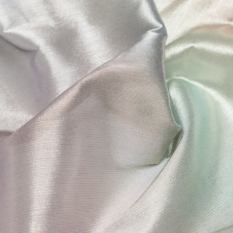 Metallic Pastel Rainbow Polyester Scrim Lame