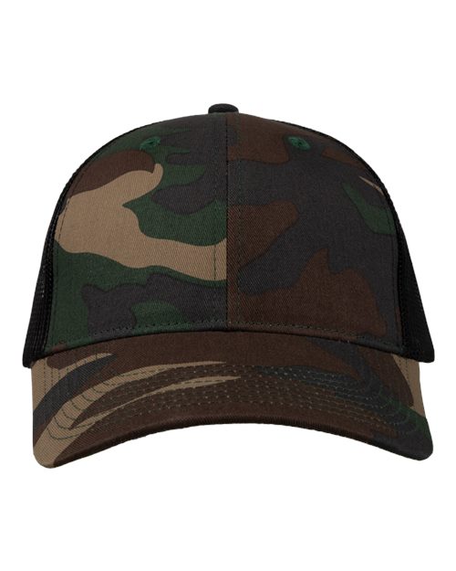 Valucap Mesh-Back Twill Trucker Cap