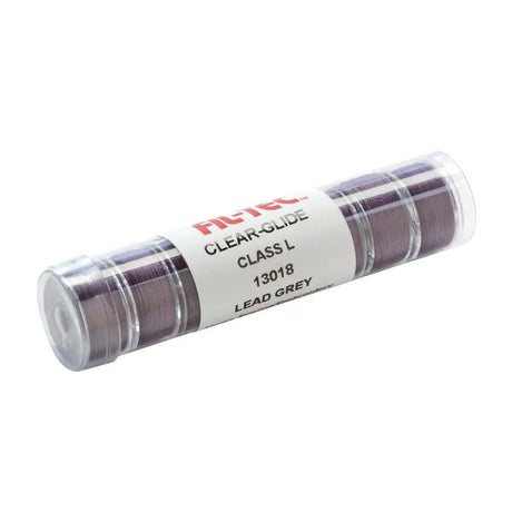 Lead Grey Prewound Clear-Glide Bobbin Tube Style L