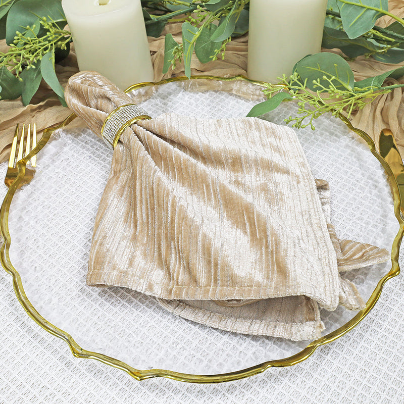 Velvet Dinner Napkin Sample