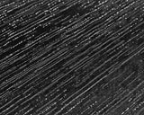 Chenille Shimmer Metallic Jacquard Velvet Dinner Napkin Sample 20x20 Black