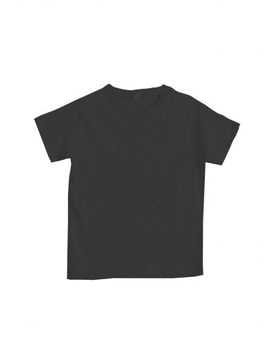 Lucky Friends 1304 100% Cotton Fabric - Black, Youth T-Shirt, Side Seams, Tear Away Label (1 Unit)