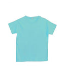 Lucky Friends 1304 100% Cotton Fabric - Turquoise, Youth T-Shirt, Side Seams (1 Piece)