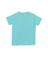 Lucky Friends 1304 100% Cotton Fabric - Turquoise, Youth T-Shirt, Side Seams (1 Piece)