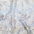 Metallic Golden Egg, Plein Air and Kentucky Blue Abstract Luxury Brocade
