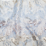 Metallic Golden Egg, Plein Air and Kentucky Blue Abstract Luxury Brocade