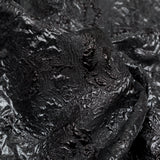Metallic Gunmetal and After Dark Floral Luxury Double Layer Organza Brocade