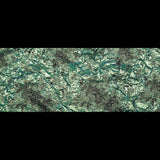 Metallic Verdant Green and Black Floral Luxury Double Layer Organza Brocade