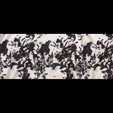 Jet Set, Blanc de Blanc and Metallic Gold Abstract Luxury Brocade