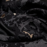 Sedona Sage, Moonless Night and Metallic Golden Egg Abstract Luxury Brocade