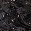 Sedona Sage, Moonless Night and Metallic Golden Egg Abstract Luxury Brocade
