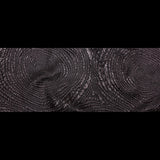 Metallic Black Spirals Luxury Organza Brocade