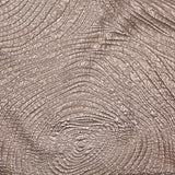 Metallic Timber Wolf Spirals Luxury Organza Brocade