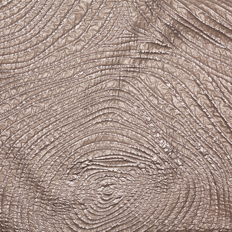 Metallic Timber Wolf Spirals Luxury Organza Brocade